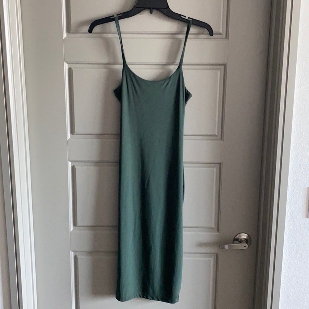 Hunter Green Fitted Dress
